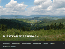 Tablet Screenshot of mieszkamwbeskidach.pl